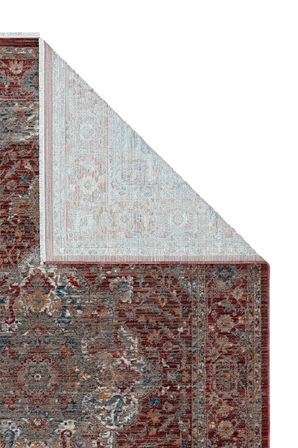 Hoom Rugs Otantik 2603 Kırmızı Vintage Desenli Salon Halısı