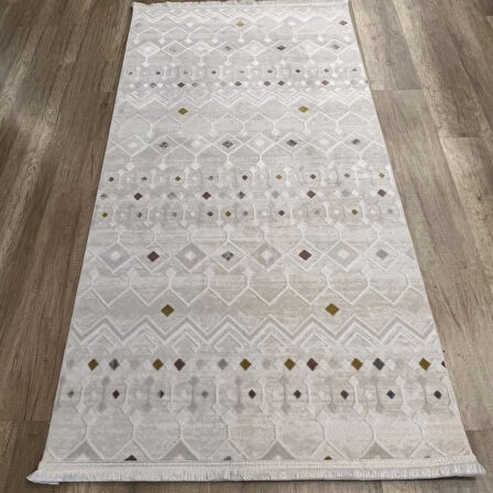 Hoom Rugs Dekor 1056 Multi Kaymaz Taban Antibakteriyel Modern Akrilik Halı