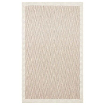 Mono 02 Beıge Kaymaz Tabanlı Kilim