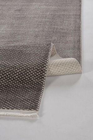 Apex Truva 6664 Antrasit Akrilik Modern Makine Halısı