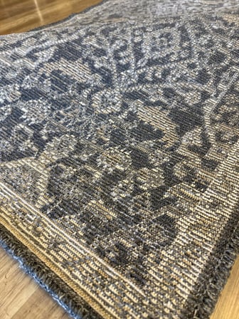 Luxess Halı Alpaca 1190 Antrasit Eskitme Desenli Makine Halısı