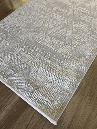 Hoom Rugs Moda 1096 Gri Yün Dokulu Akrilik Antibakteriyel Modern Halı