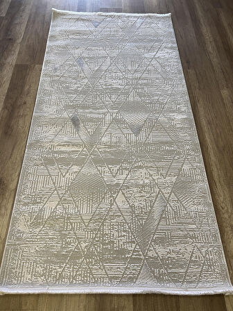 Hoom Rugs Moda 1096 Gri Yün Dokulu Akrilik Antibakteriyel Modern Halı