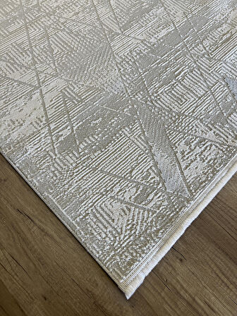 Hoom Rugs Moda 1096 Gri Yün Dokulu Akrilik Antibakteriyel Modern Halı