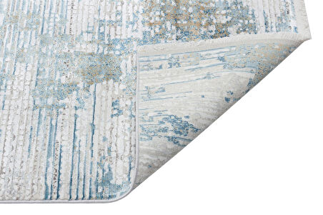 Eko Halı Fresco FS01 Beige Blue Modern Salon Halısı