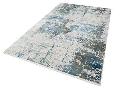 Eko Halı Fresco FS01 Beige Blue Modern Salon Halısı