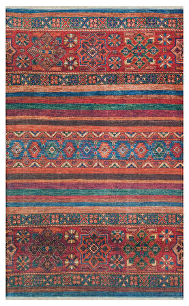 Eko Halı Ruby RB 09 Multy Yıkanabilir Modern Renkli Kilim