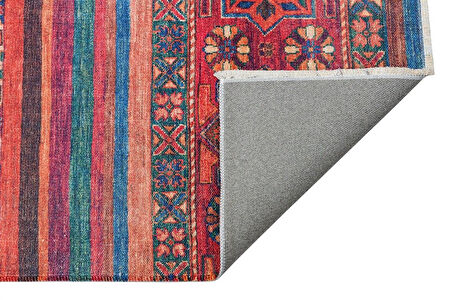 Eko Halı Ruby RB 09 Multy Yıkanabilir Modern Renkli Kilim