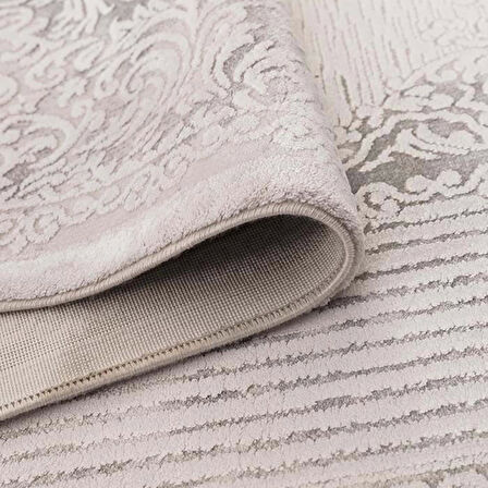 İpek Mekik Halı Blossom 13641 Gri Salon Halısı