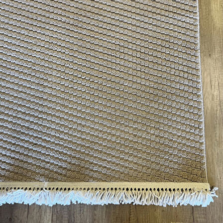 Hoom Rugs Dizayn 1063 Vizon Yumuşak Dokulu Desensiz İskandinav Halı