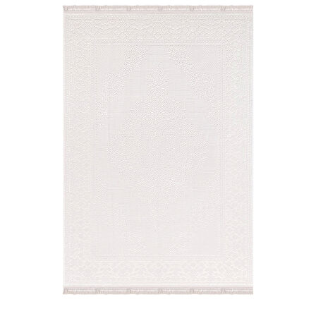 İpek Mekik Halı Blossom 13561 Beyaz Salon Halısı