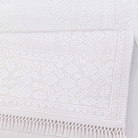 İpek Mekik Halı Blossom 13561 Beyaz Salon Halısı