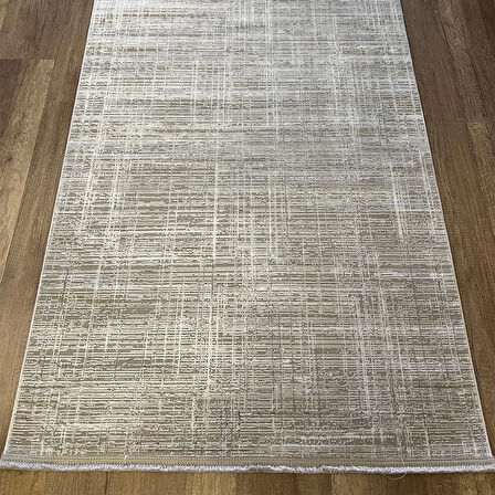 Hoom Rugs Zen 1086 Gri Mikrofiber Antibakteriyel Modern Halı