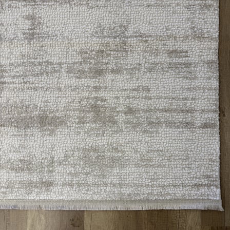 Hoom Rugs Sembol 2912 Bej Akrilik Dayanıklı Makine Halısı