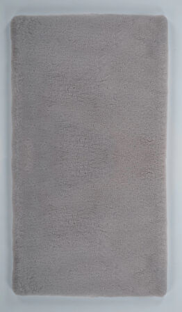Apex Palma Gri Peluş Daire Halı