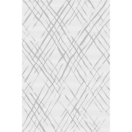 Hoom Rugs Mira 1621 Gri Tozumaz Modern Halı