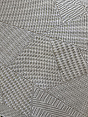 Eko Mono MNO LUX 01 White Hav Toz Vermez Kaymaz Tabanlı Şık Kilim