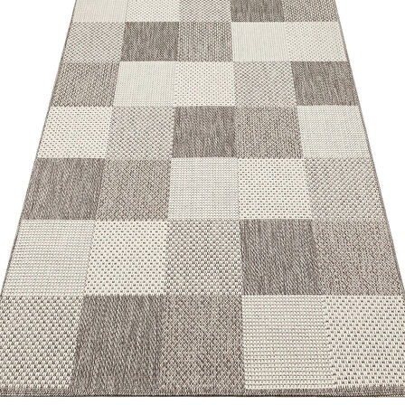 Mono 01 Grey Kaymaz Tabanlı Kilim