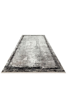 Eko Halı Fresco FS 26 Gri Siyah XW Modern Salon Halısı