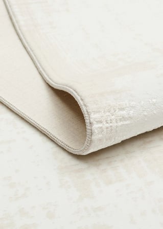 Eko Halı Pera 01 White Akrilik Yıkanabilir Kaymaz Tabanlı Modern Halı