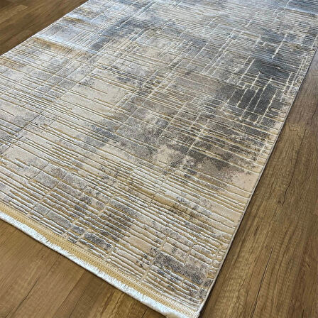 Hoom Rugs Valery 1071 Bej Mikrofiber Modern Halı