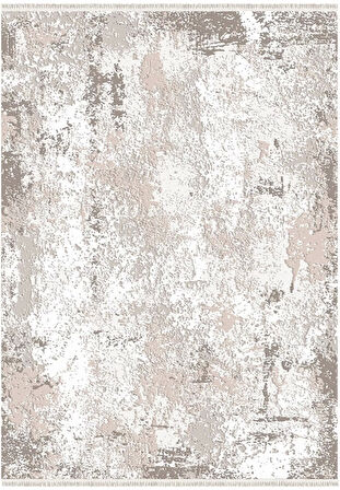 İpek Mekik Halı Gaspara 14557 Krem Modern Salon Halısı