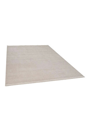 Apex Truva 6662 Bej Akrilik Modern Makine Halısı