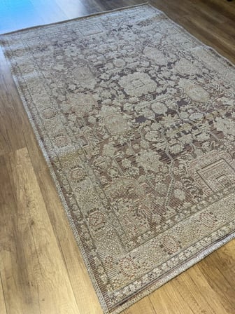 Luxess Halı Alpaca 1192 Taba Eskitme Desenli Makine Halısı
