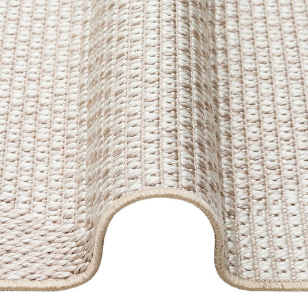 Mono 03 Beıge Kaymaz Tabanlı Kilim
