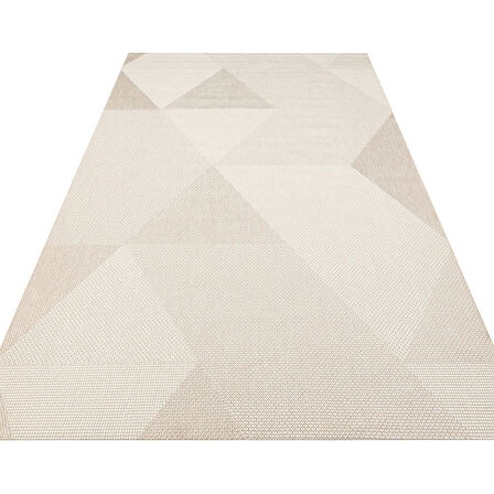 Mono 03 Beıge Kaymaz Tabanlı Kilim