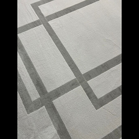 Hoom Rugs Nita 1206 Gri Modern Makina Halısı