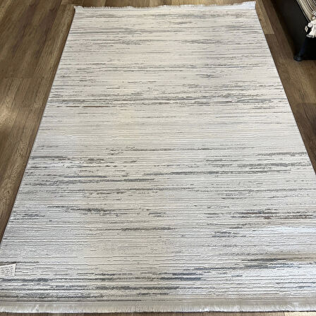 İpek La Vida 8405 A Gri Mavi Modern Salon Halısı