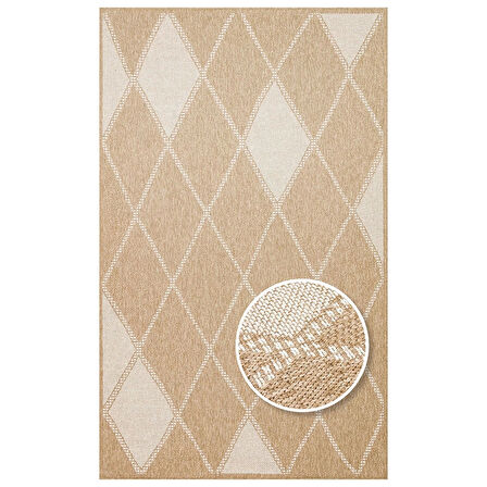 Eko Halı Salda 04 Natural White Jüt Sisal Halı