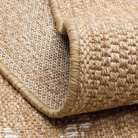 Eko Halı Salda 04 Natural White Jüt Sisal Halı