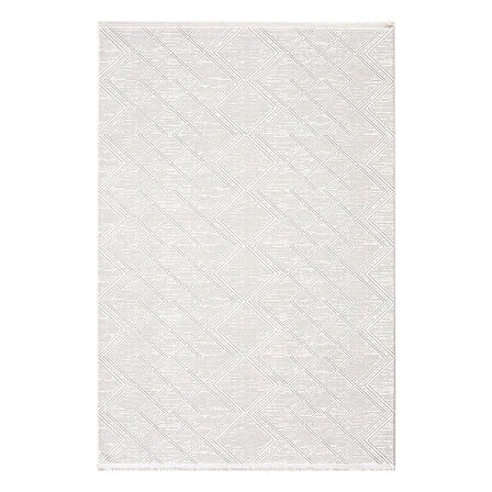 Hoom Rugs Norm 6220 Beyaz Modern Salon Halısı