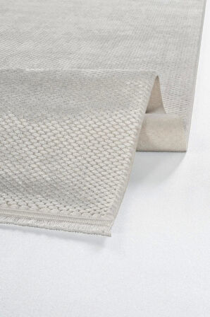 Apex Truva 6663 Gri Akrilik Modern Makine Halısı