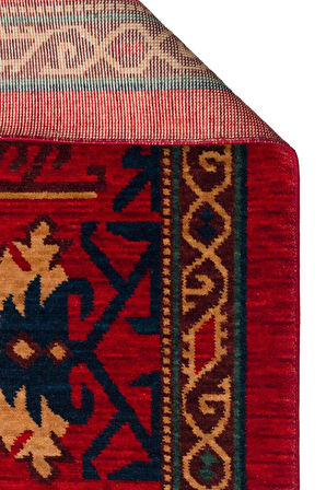 Hoom Rugs Cadis KDM 04 Red Vintage El Emeği Yüksek Kara Tezgah Halısı