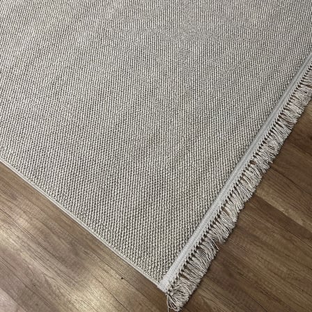 Hoom Rugs Vega S5486A Krem Hav Toz Vermez Hasır Dokuma Modern Makine Halısı