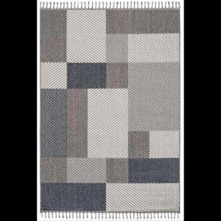 Hoom Rugs Bukle 1403 Mavi İskandinav Halı
