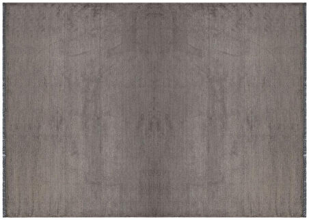 Hoom Rugs York 202 Antrasit Tek Renk Desensiz Modern Salon Halısı