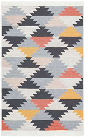 Hoom Rugs Samos SMS 20 Multy Yıkanabilir Çift Taraflı Pamuk Kilim