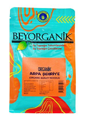 Organik Sütsüz-Yumurtasız Arpa Şehriye +6 Ay 300g