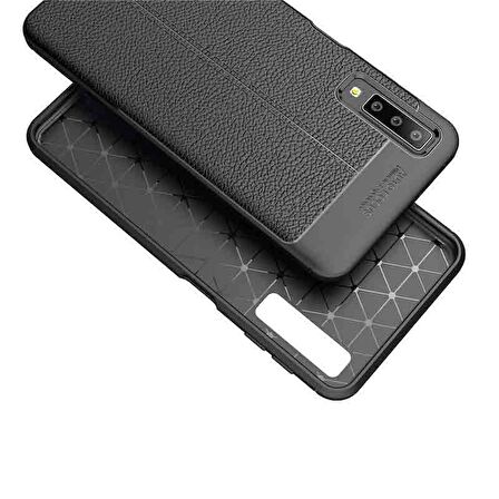 Gpack Samsung Galaxy A70 Kılıf Niss Silikon Deri Görünümlü