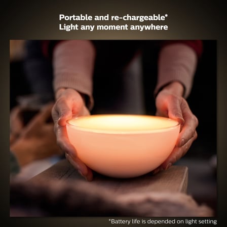  Philips Hue GO V2 Taşınabilir Akıllı Led Masa Lambası, Bluetooth Özellikli, Beyaz ve Renkli