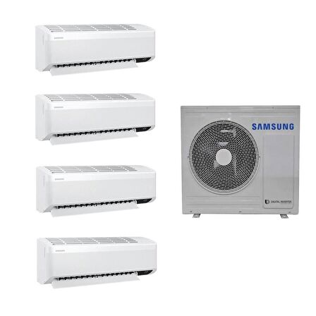 Samsung Wind Free Multi 1+4 Sistem (AJ100TXJ5KH/EA) 7+12+18+24 Btu 10 kw Dış Ünite 