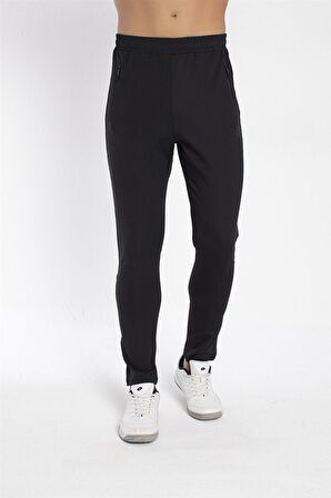 Crozwise Slim Fit - Erkek Siyah Eşofman Altı - 2202-10