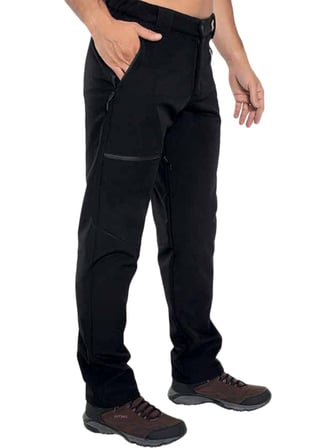 Crozwise Softshell Antrasit Kışlık Polarlı Outdoor Pantolon  2228-06
