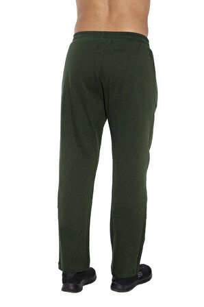 CROZWİSE 2232-04 Kalın Kumaş Double Face Düz Erkek Spor Pantolon AÇIK_HAKİ