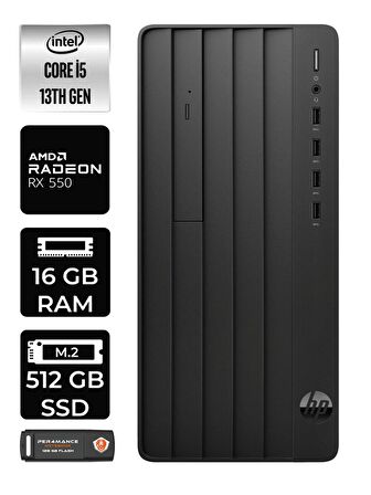 HP PRO TOWER 290 G9 i5 13500 16GB RAM 512GB SSD RX550/4GB W11PRO 8T2W9ES MASAÜSTÜ PC & PER4 BELLEK
