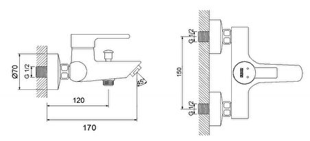 Newarc Premium Banyo Bataryası 832511